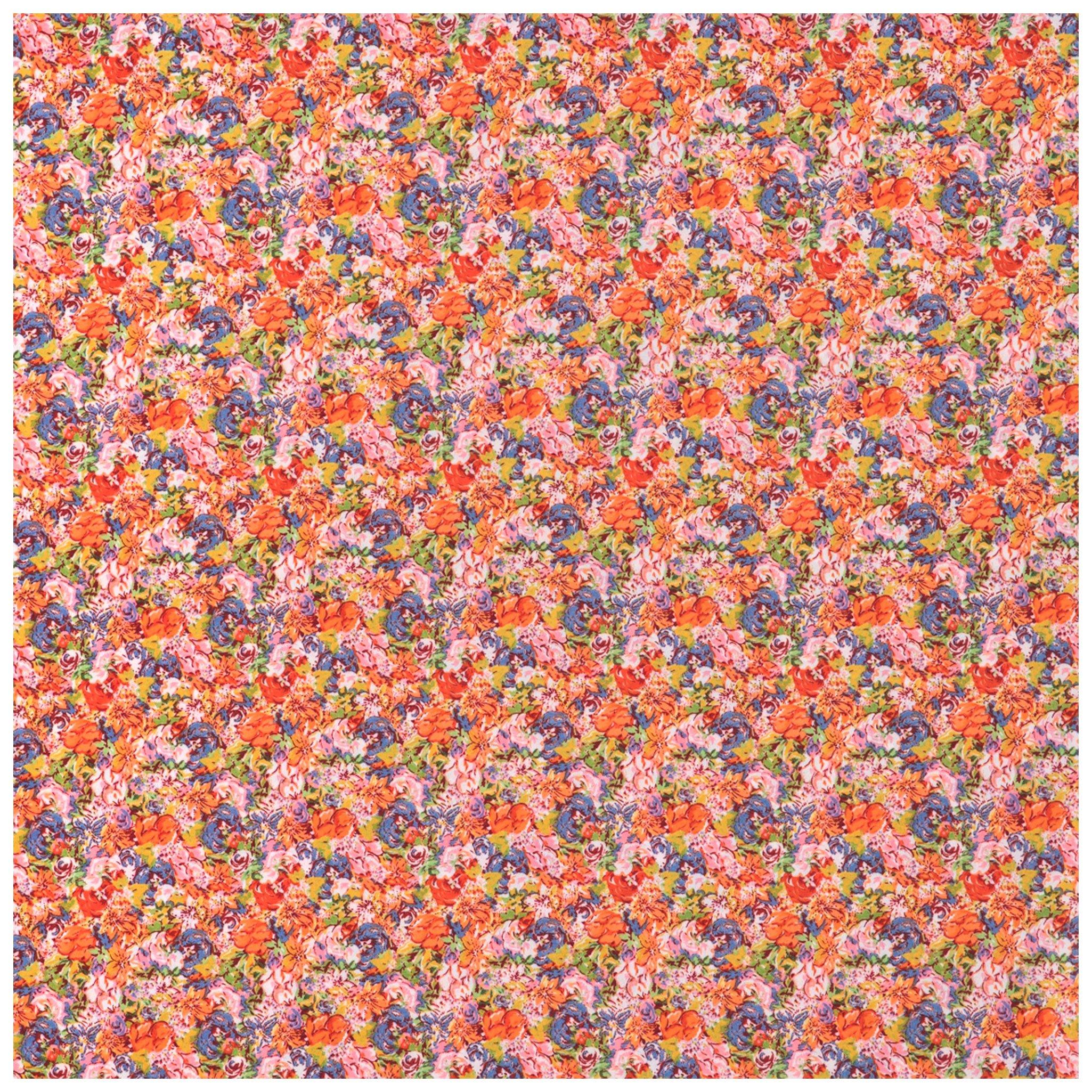 Painted Floral Fabric Hobby Lobby 5776836
