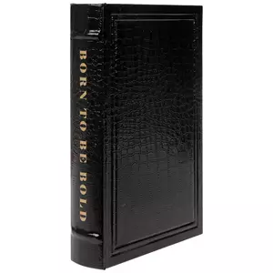 Louıs Vuıtton Openable Decoratıve Book Box Black & Gold
