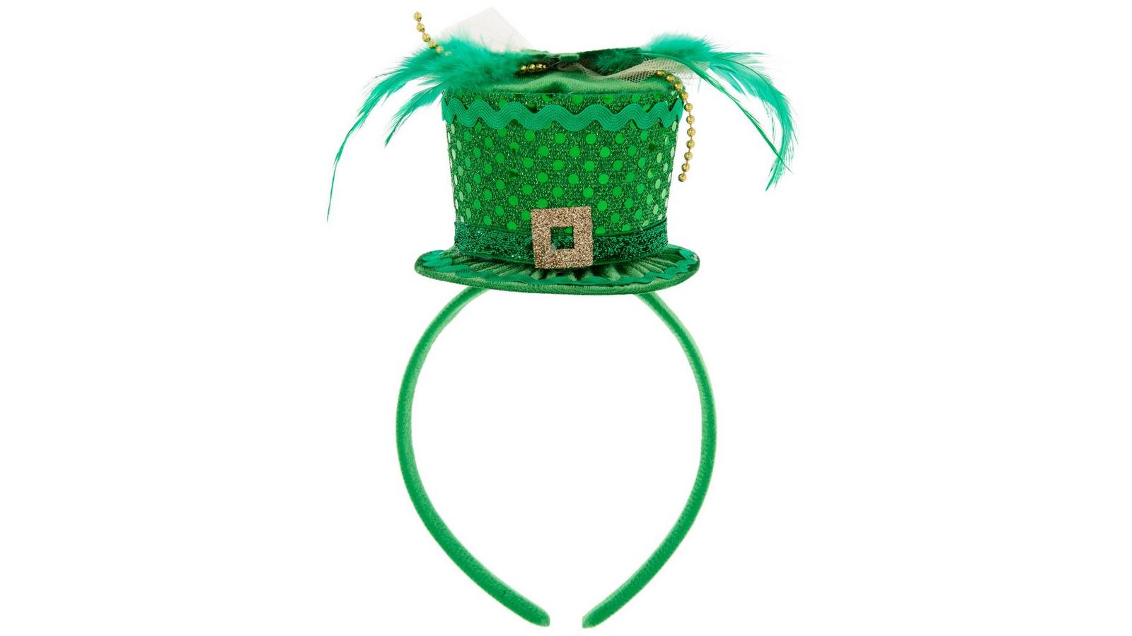 Leprechaun Hat & Feather Headband | Hobby Lobby | 5779442