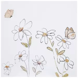 White Parchment Flower Squares, Hobby Lobby