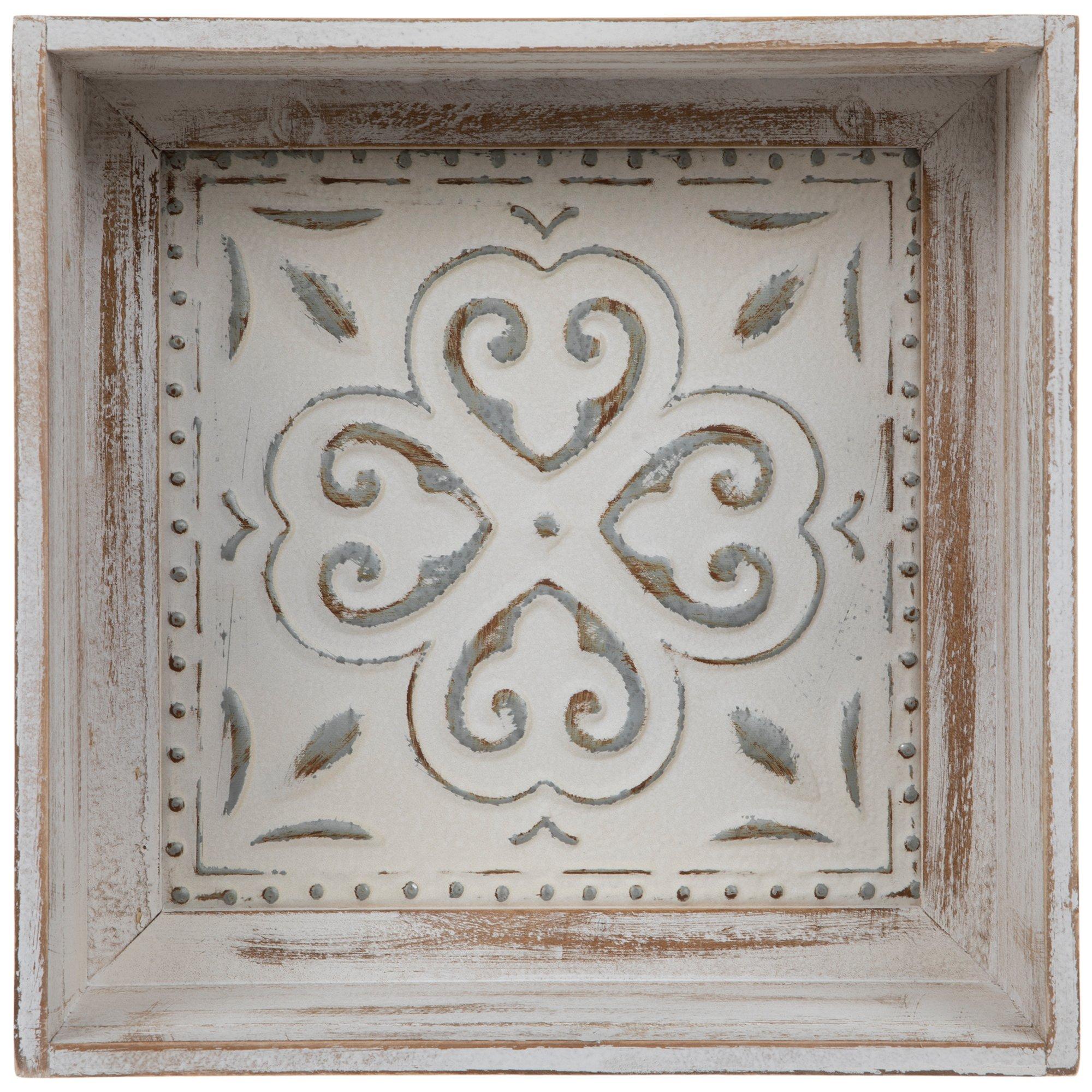 Misty Woods Frame 30x40 Distressed White Wash - World of Decor