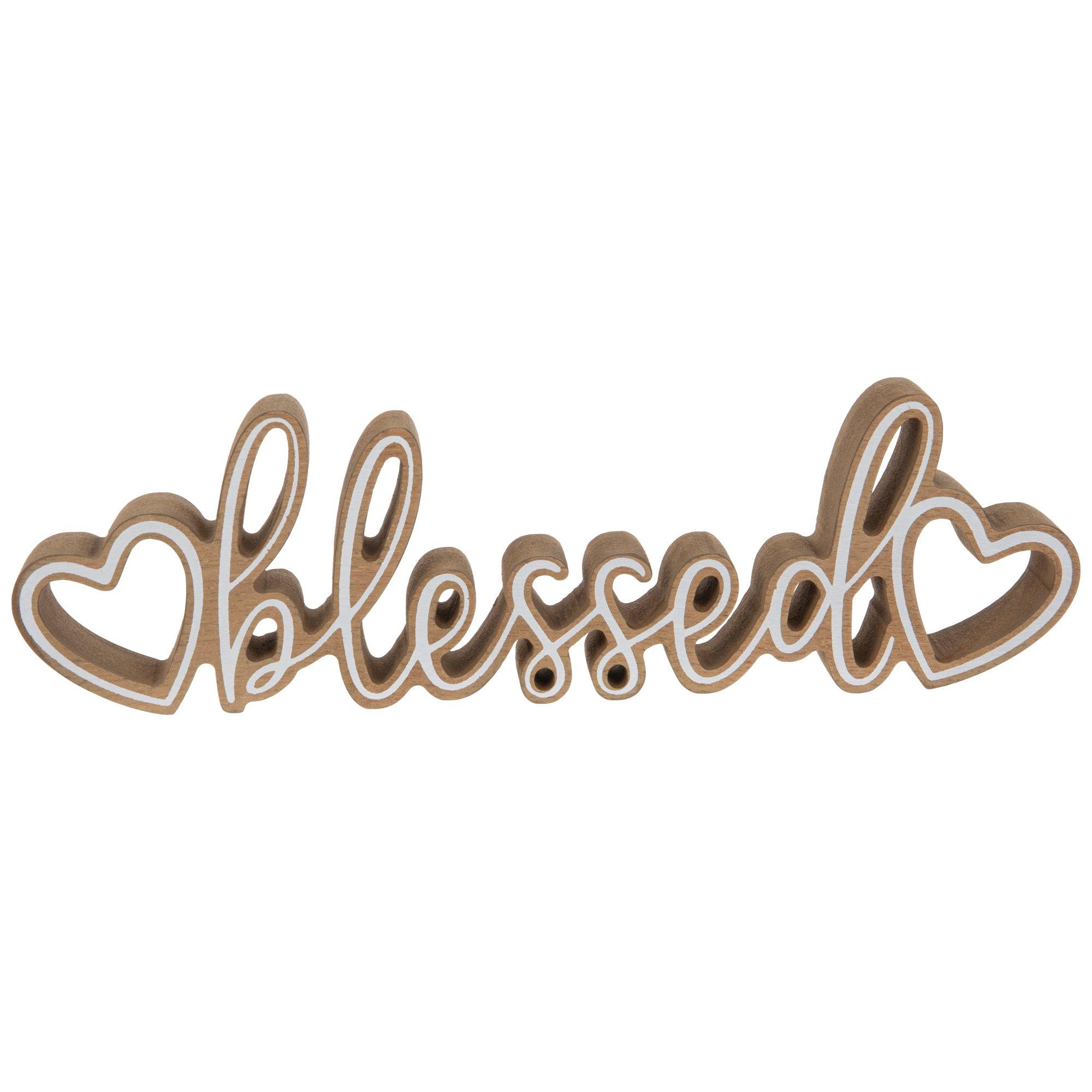 Blessed Hearts Wood Decor Hobby Lobby 5790480