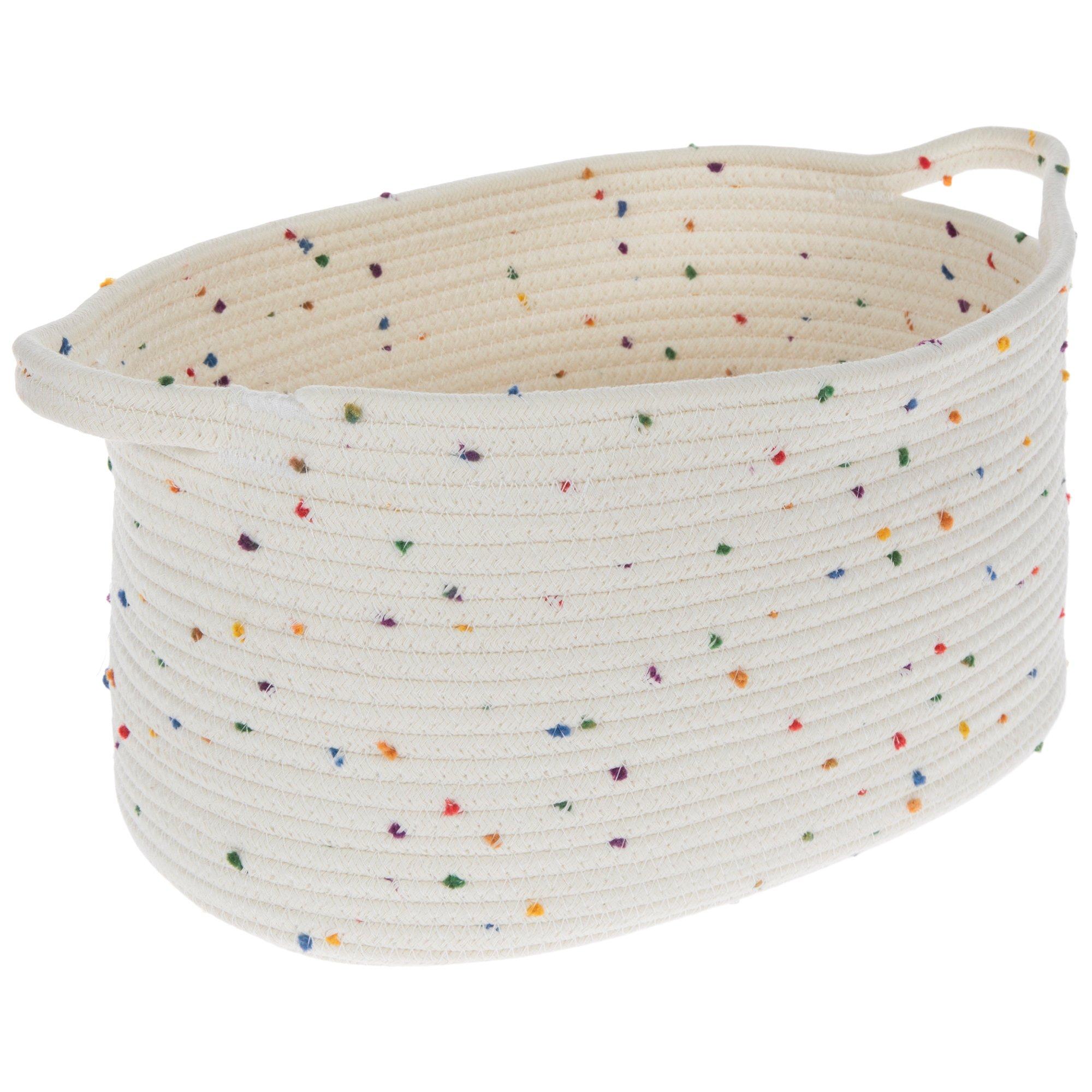 Cream Confetti Rope Basket Hobby Lobby 5794037