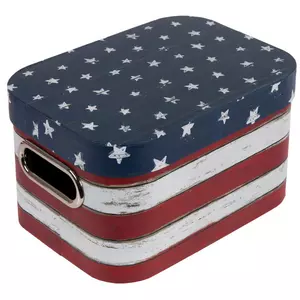 Rustic American Flag Box