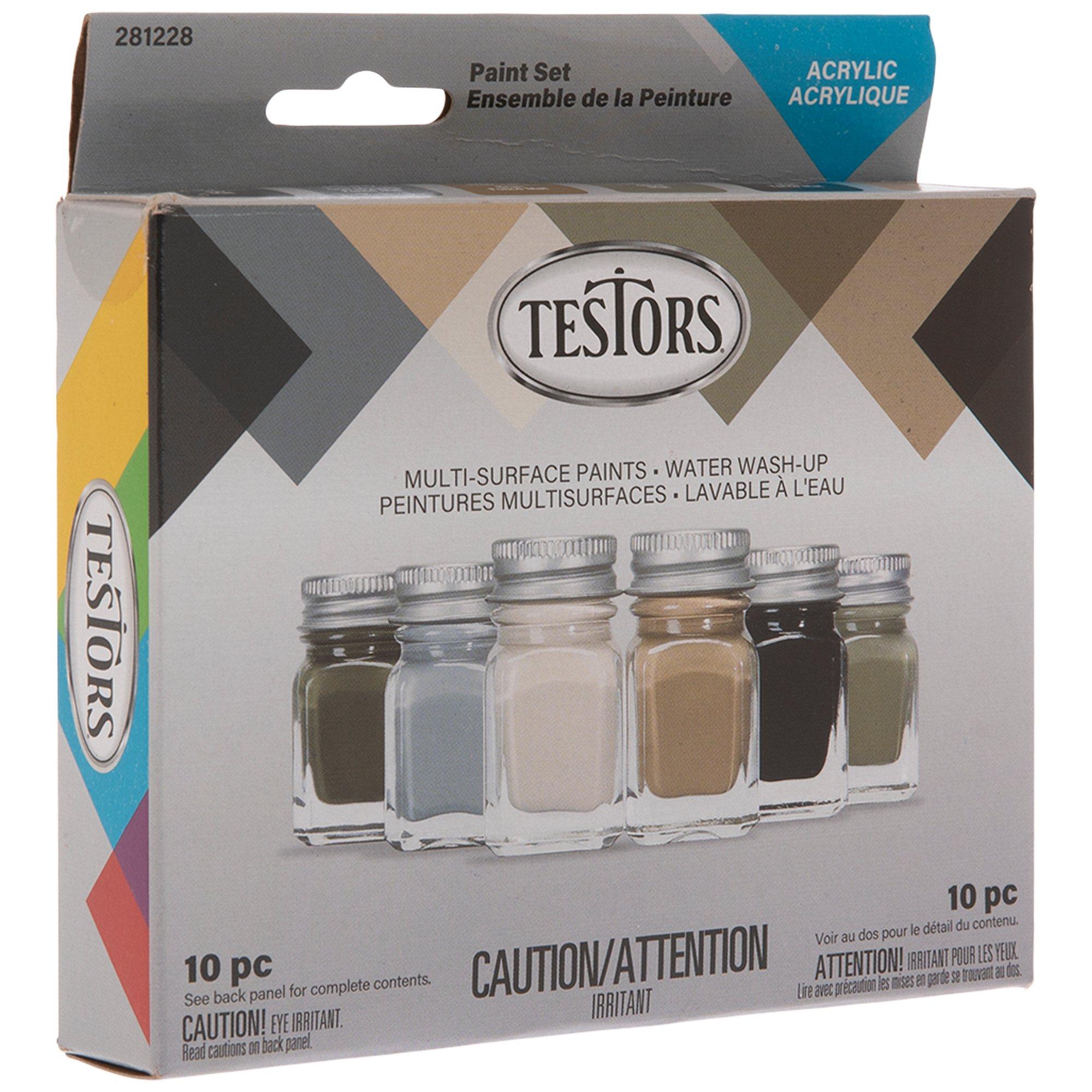 Testors Camoflauge Acrylic Paint (Kit) in the Craft Paint department at