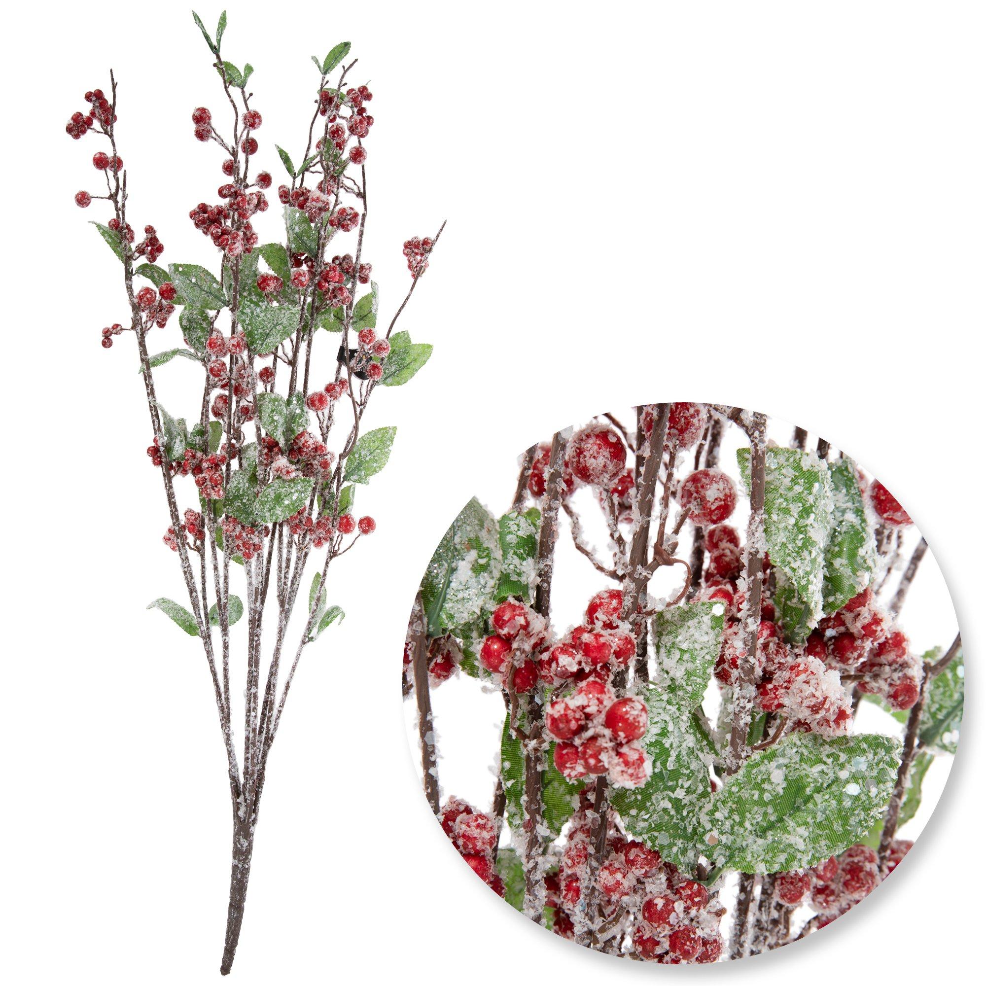 Icy Berry & Leaf Bush view 1