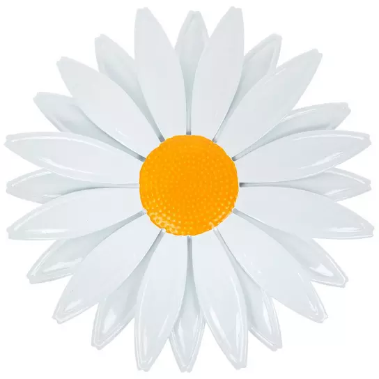 White Daisy Metal Wall Decor | Hobby Lobby | 5818430 White Daisy Metal Wall Decor | Hobby Lobby | 5818430