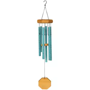 Turquoise Speckled Wind Chime