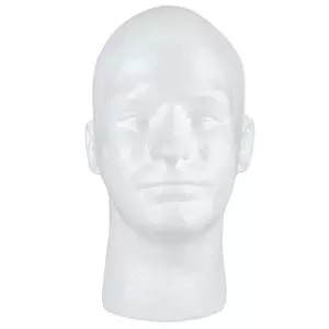 Giell case pack of 1 giell styrofoam foam mannequin wig head