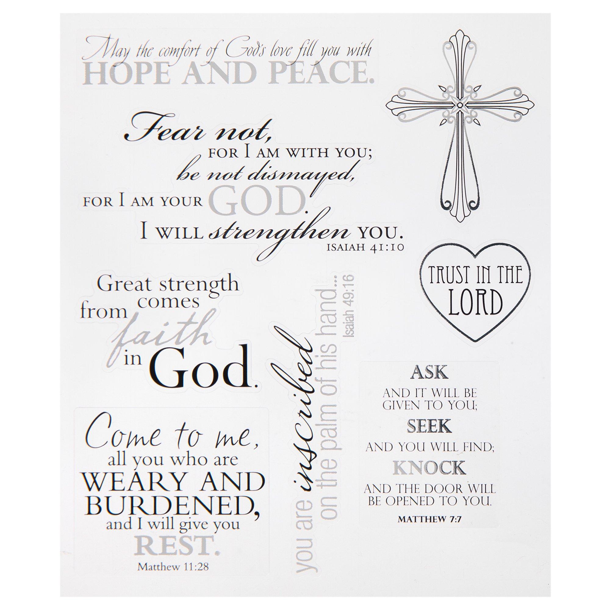 Religious Quote Foil Stickers | Hobby Lobby | 584375