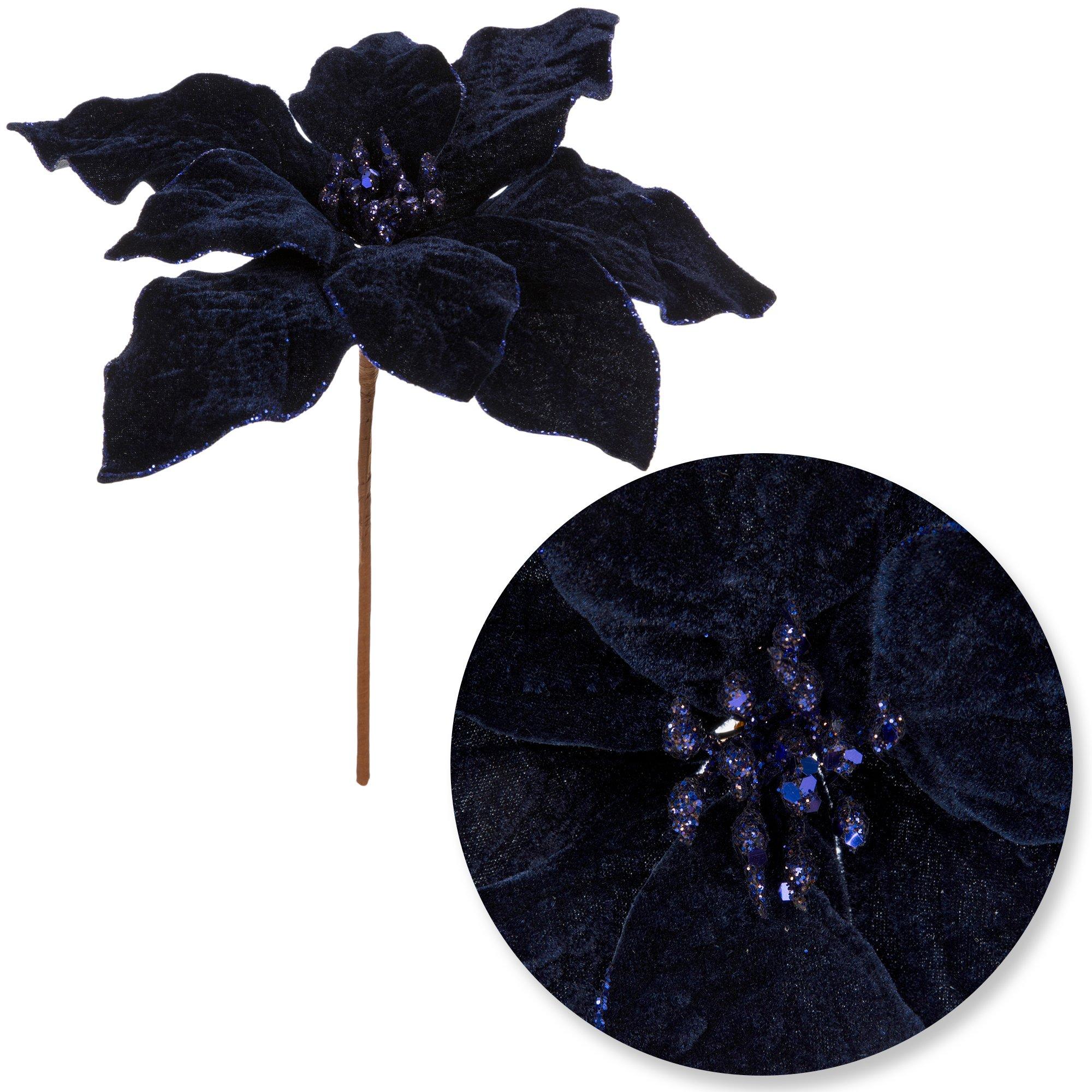 Glitter Poinsettia Pick Hobby Lobby 5853841