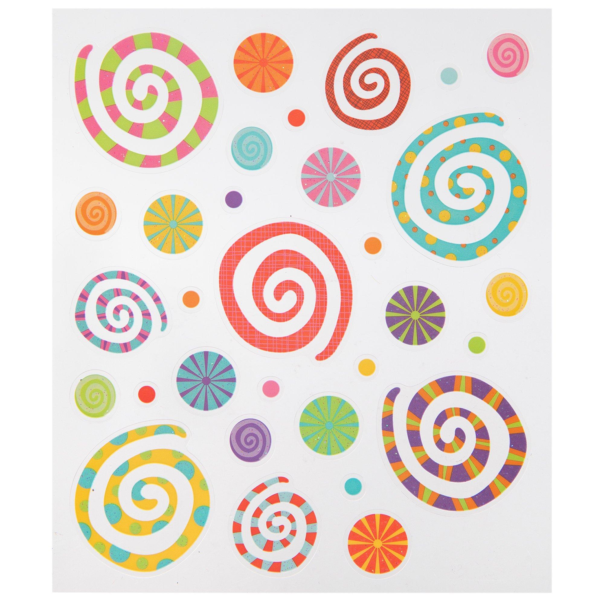 Swirls Glitter Stickers Hobby Lobby 585885
