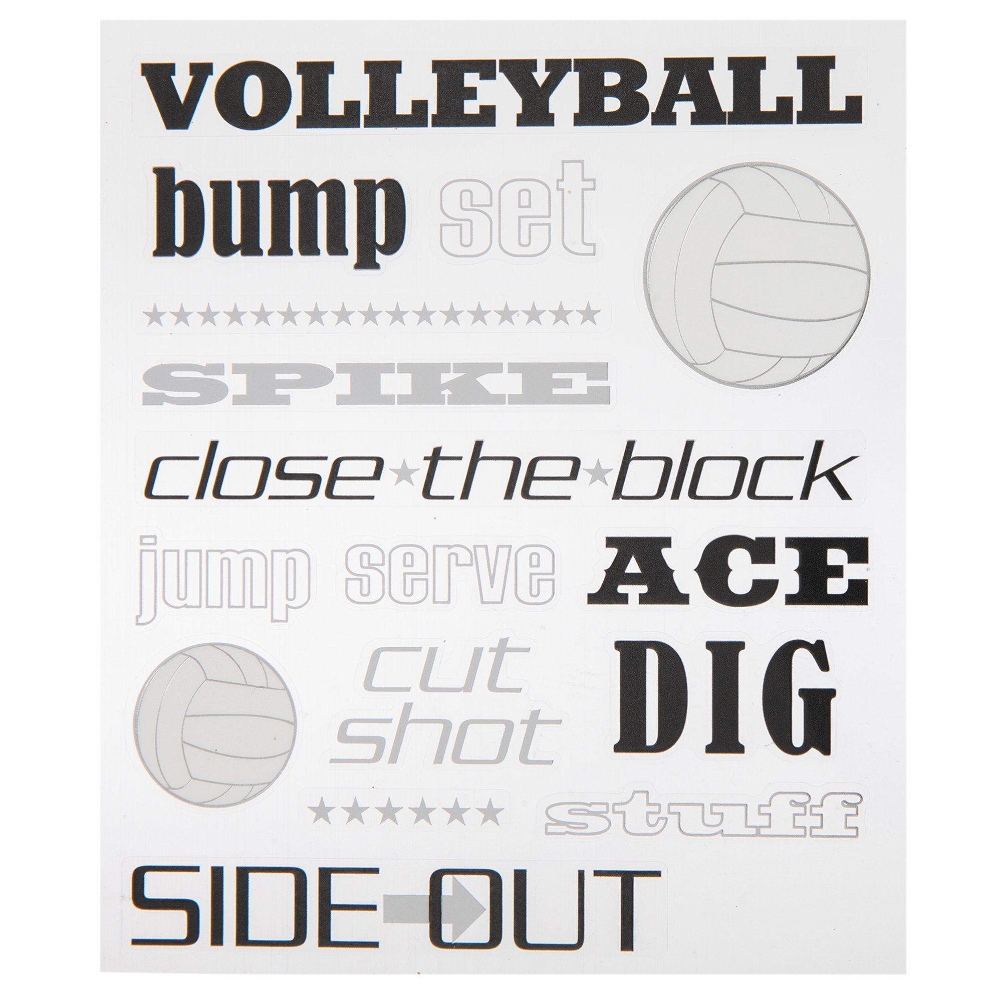 Volleyball Foil Stickers Hobby Lobby 586206