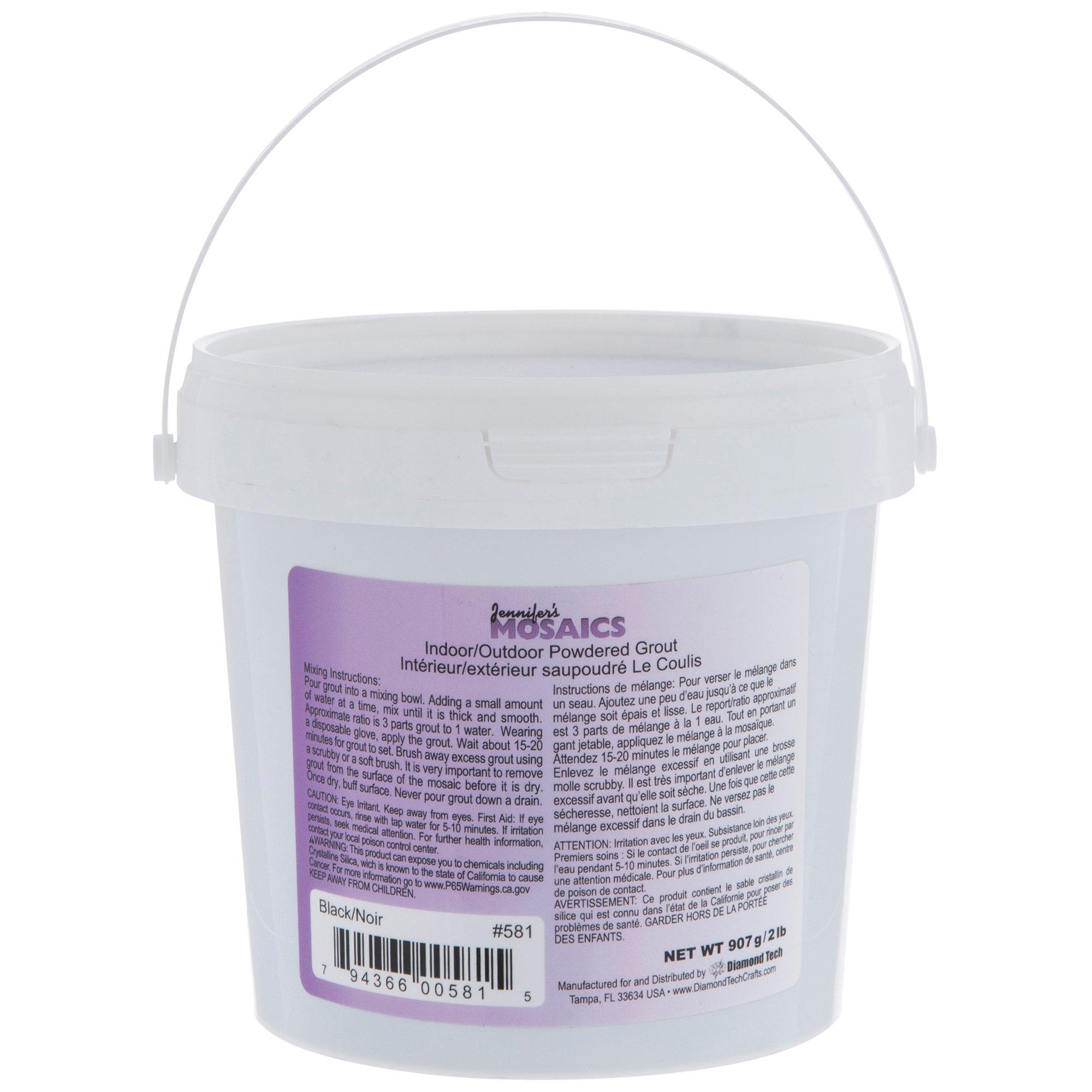 Milltown Merchants 8 oz Butter Grout - Great for Mosaic Making - 1/2 Pound  of Off-White Mosaic Tile Grout