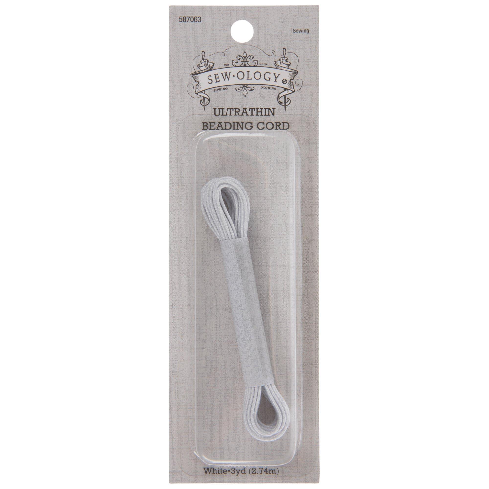 White Ultrathin Elastic Beading Cord Hobby Lobby 587063
