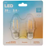 Clear Torpedo LED Replacement Bulbs