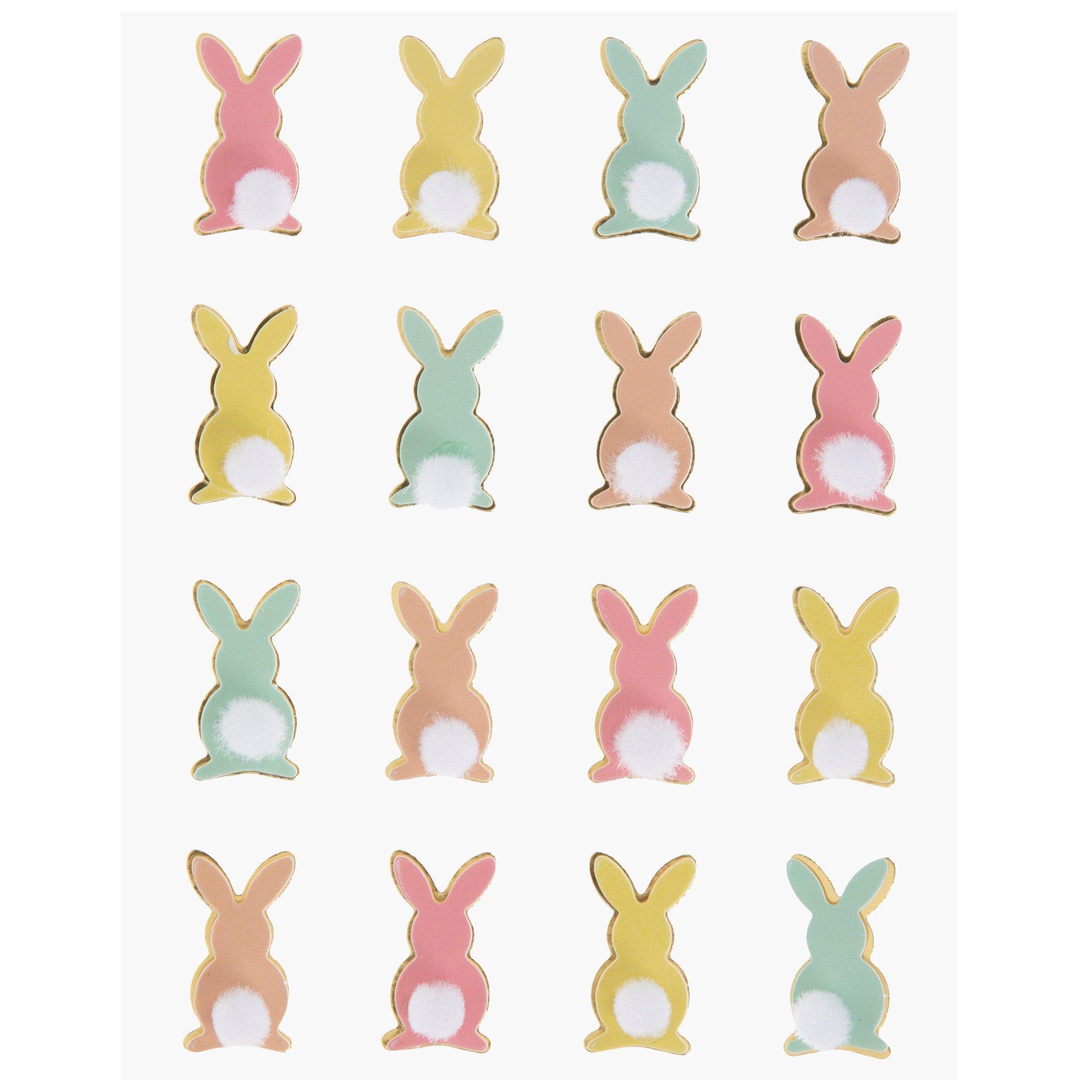 Bunny Tail 3D Stickers Hobby Lobby 5886270