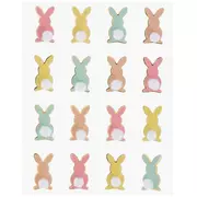 Bunny Tail 3D Stickers