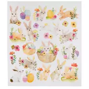 Easter Bunny Foil Stickers