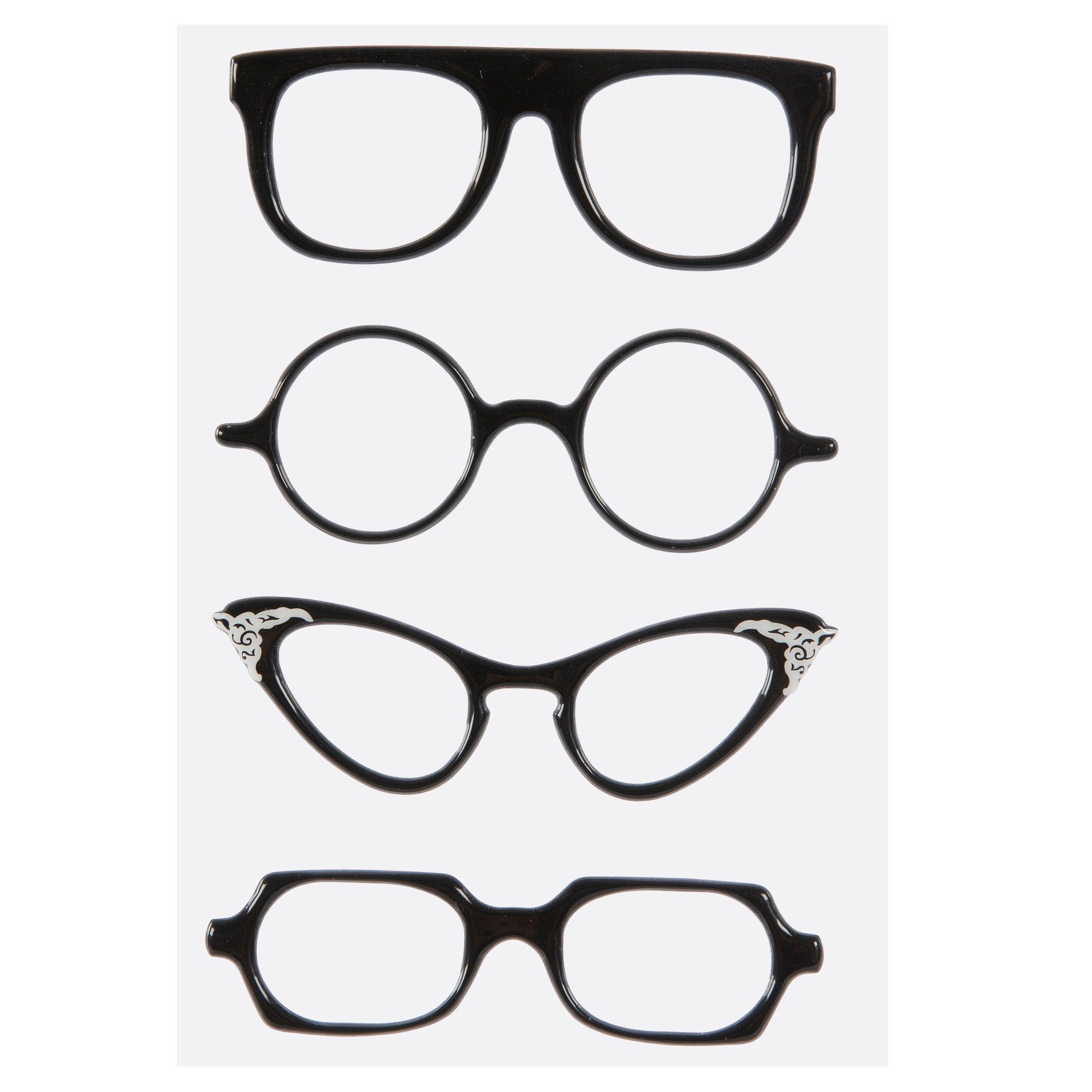 Black Eyeglasses Stickers Hobby Lobby 588814