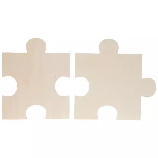 Puzzle Piece Wood Shapes, Hobby Lobby