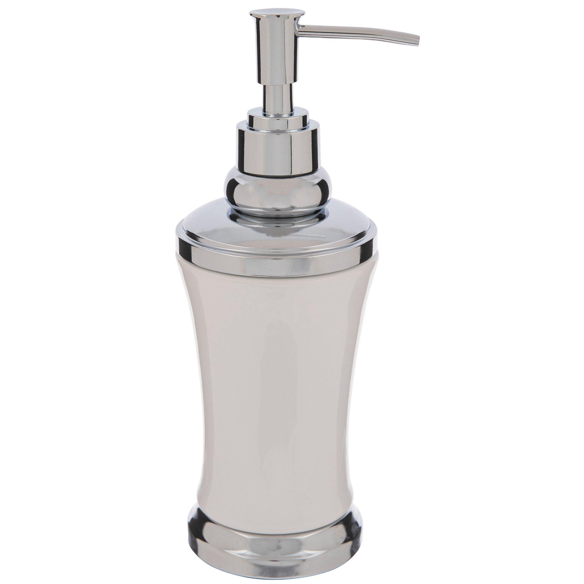 White & Silver Soap Dispenser Hobby Lobby 5907068