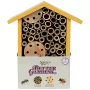 Yellow Wood Bee House
