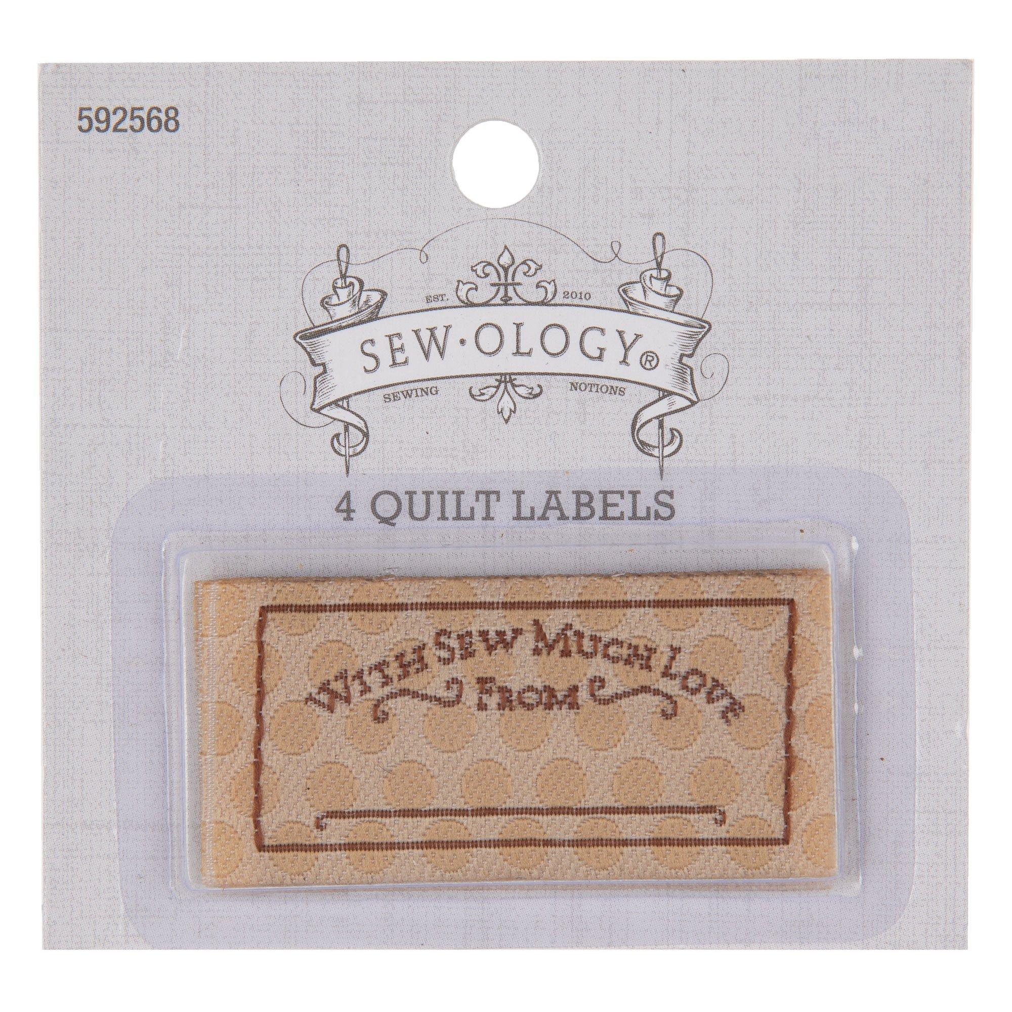 With Sew Much Love Quilt Labels Hobby Lobby 592568