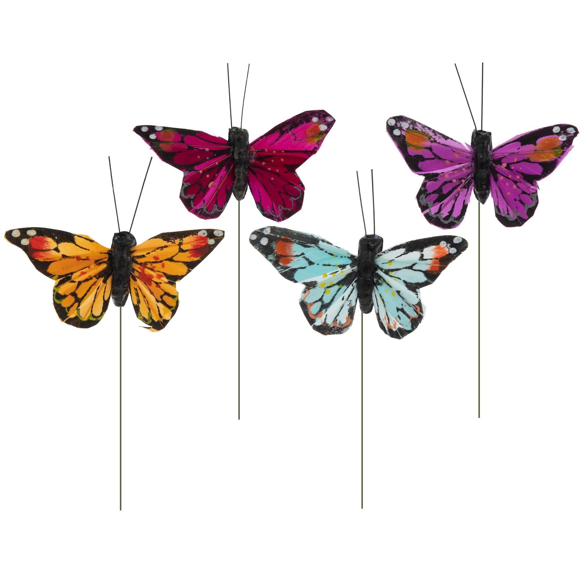 Vibrant Feather Butterflies, Hobby Lobby