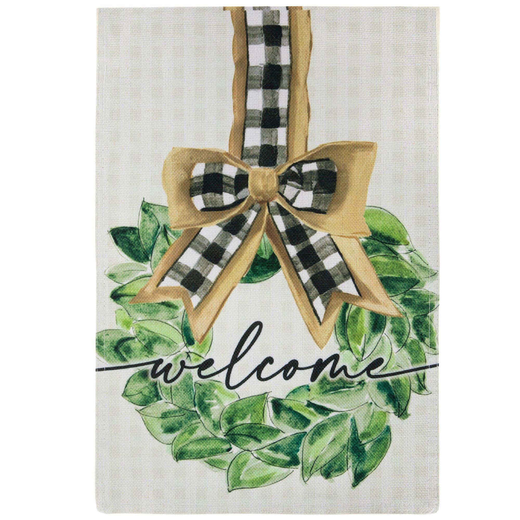 Welcome Wreath Garden Flag | Hobby Lobby | 5932207