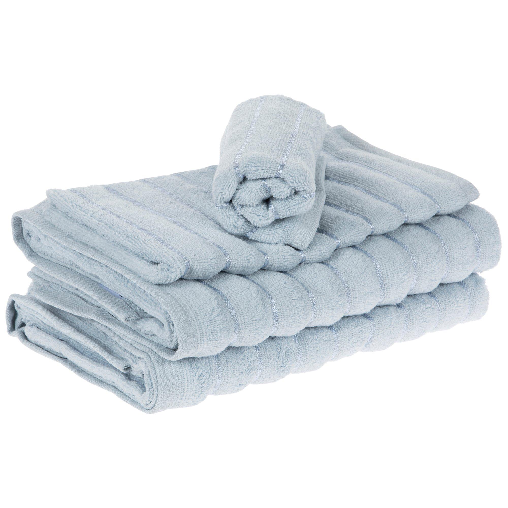 Leisure Arts, Swedish Weave Towel Kit, Ocean Waves Blue, 85797