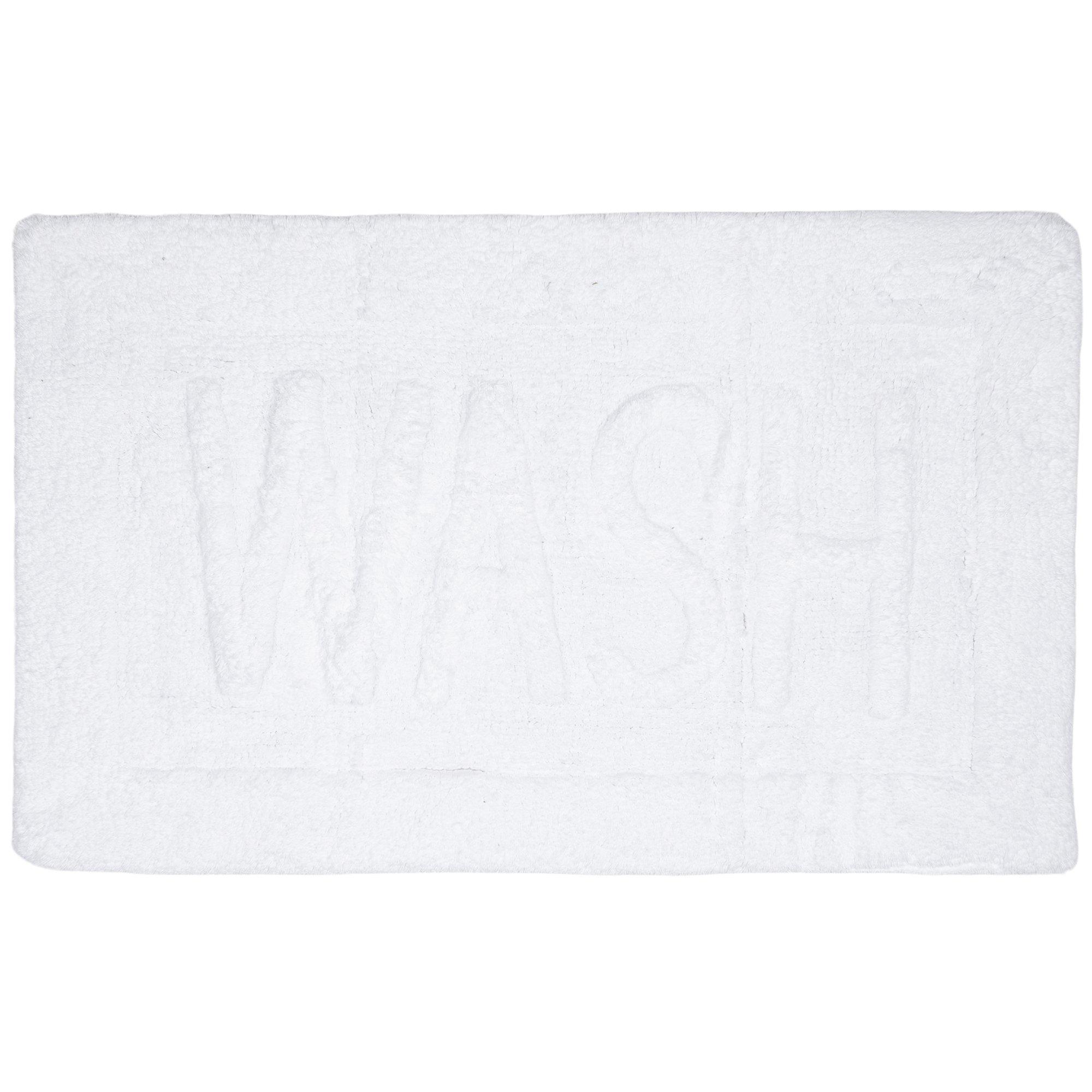 White Wash Tufted Bath Rug | Hobby Lobby | 5933056