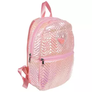 Iridescent Pink Heart Backpack
