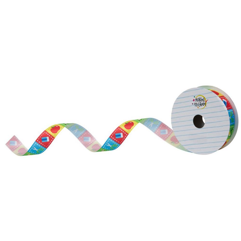 School Icons Ribbon - 7/8