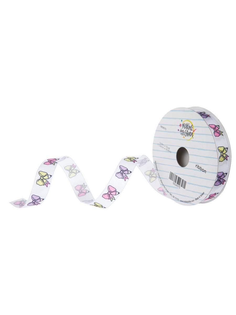Pencil Bow Ribbon - 5/8