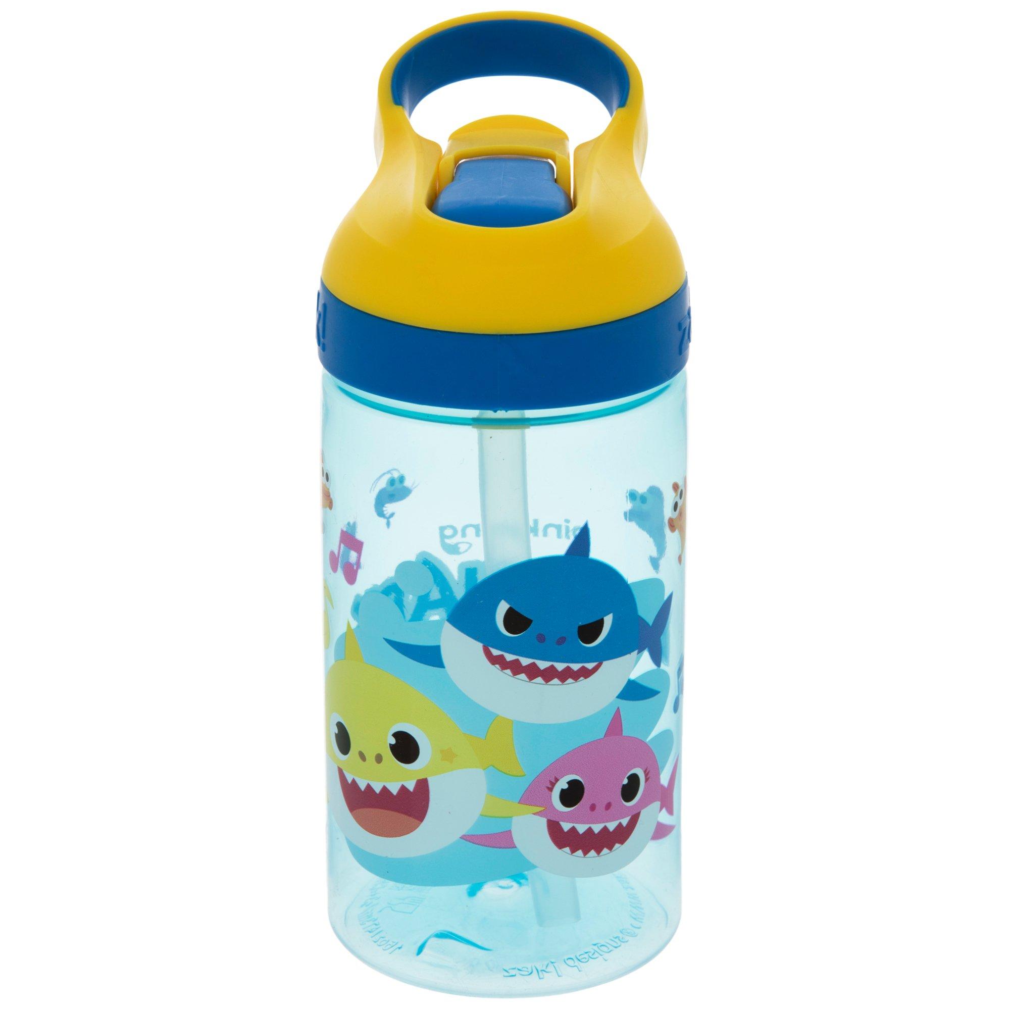 Blue print Baby Shark Kids Water Bottle