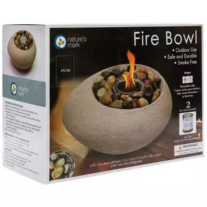 Rough Stone Fire Bowl