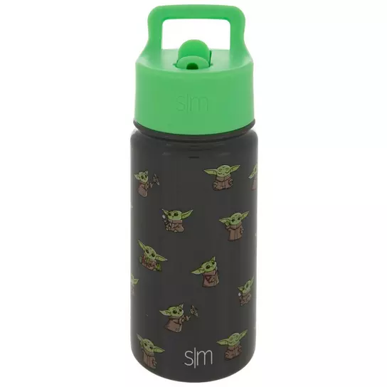 Simple Modern Star Wars Baby Yoda Grogu Water Bottle for Kids Reusable Cup  with Straw Lid Insulated Stainless Steel Thermos Tumbler for Toddlers Girls