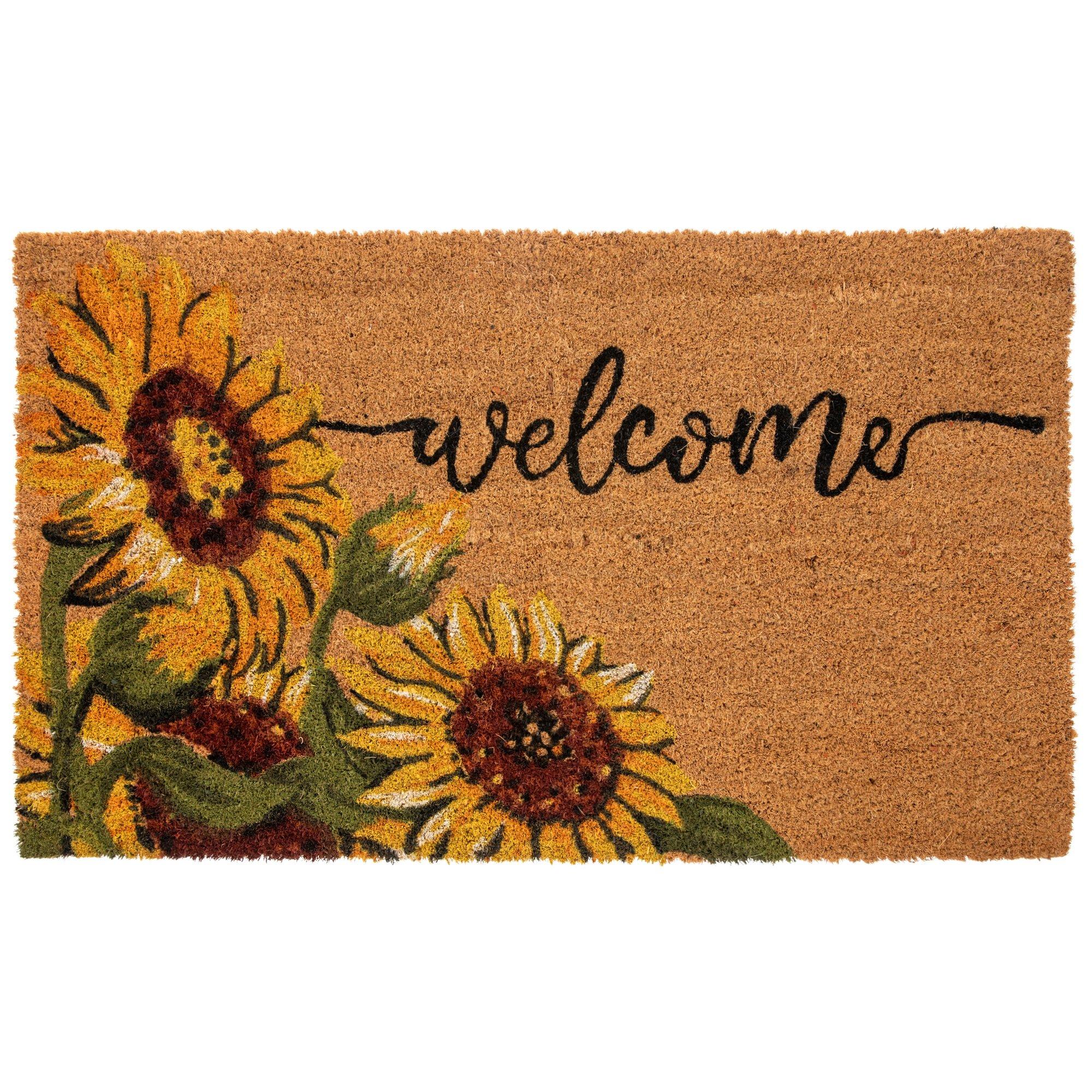Sunflower Coir Doormat Hobby Lobby 5942719