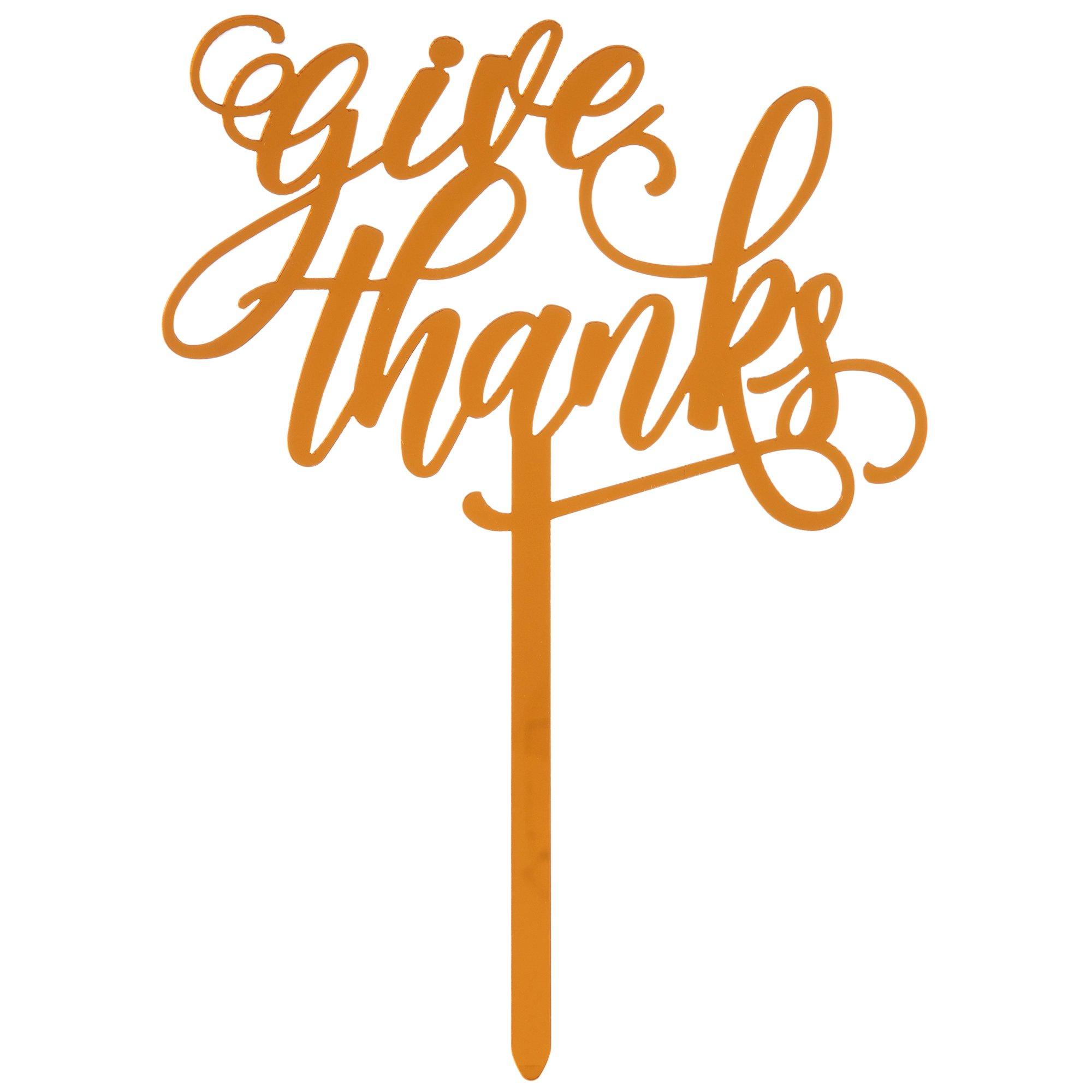 Give Thanks Cake Topper Hobby Lobby 5944749