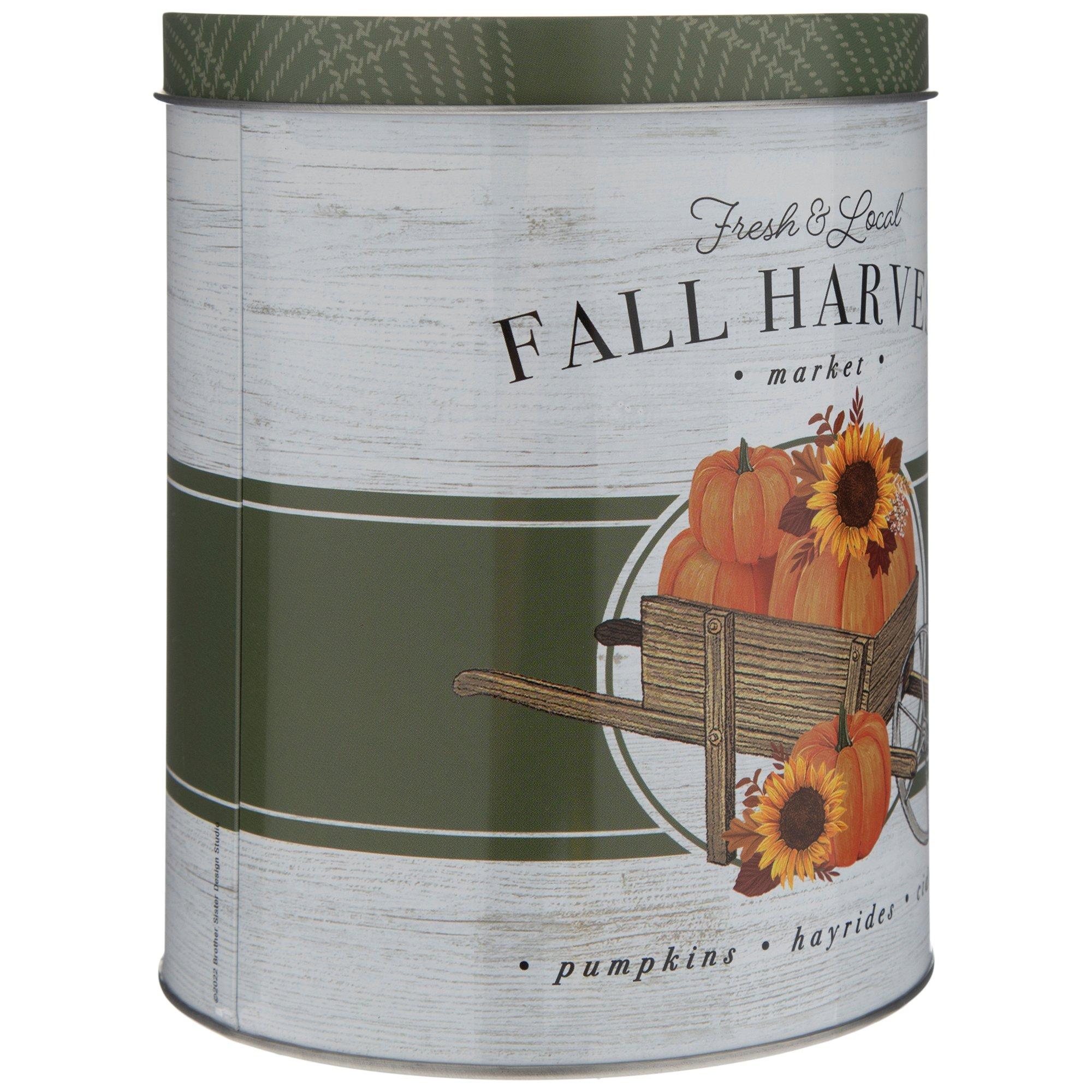 Fall Harvest Tin Container Hobby Lobby 5947098