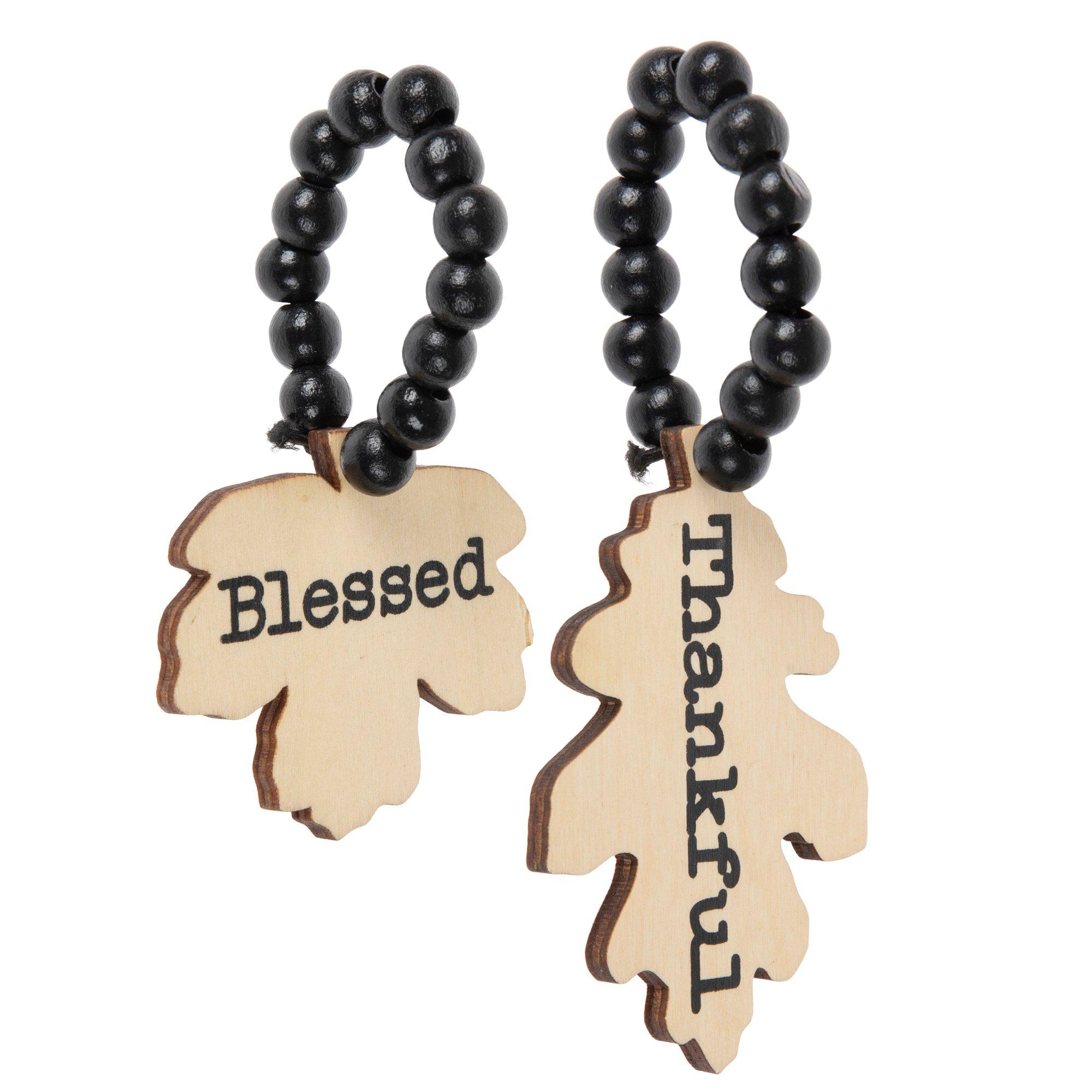 Thankful & Blessed Leaf Napkin Rings Hobby Lobby 5950399