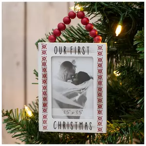 Our First Christmas Frame Ornament