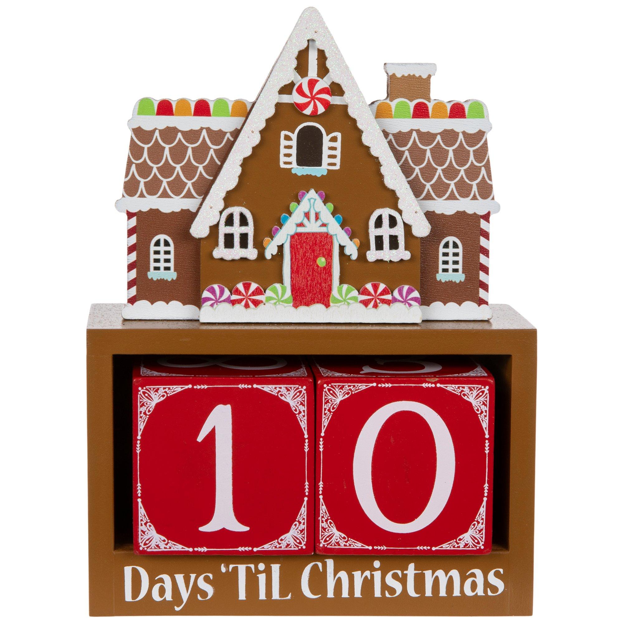 Gingerbread House Wood Calendar Block Decor Hobby Lobby 5952817