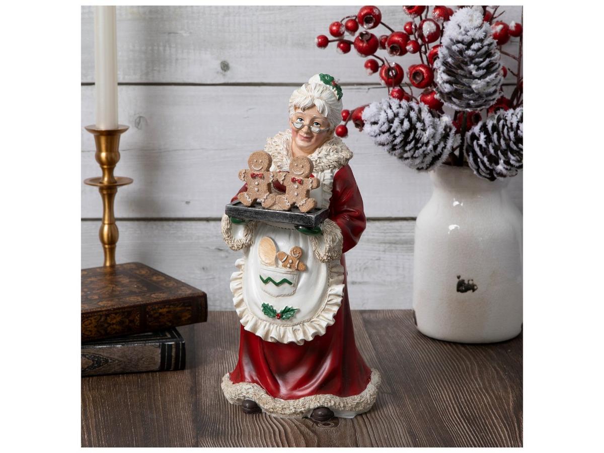 Mrs. Claus Holding Cookies Figurine | Hobby Lobby | 5953179