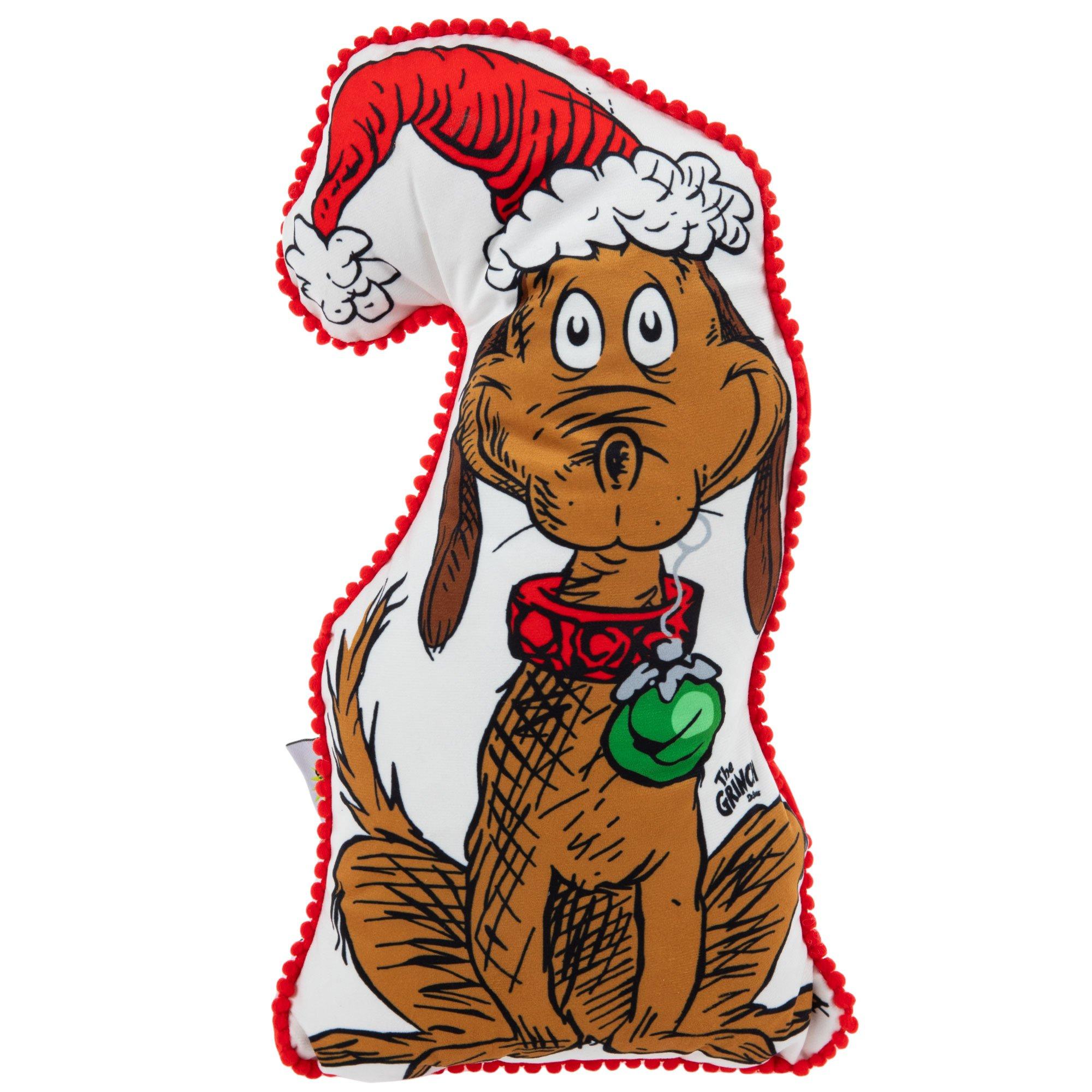 Santa Hat Max Grinch Pillow Wishupon