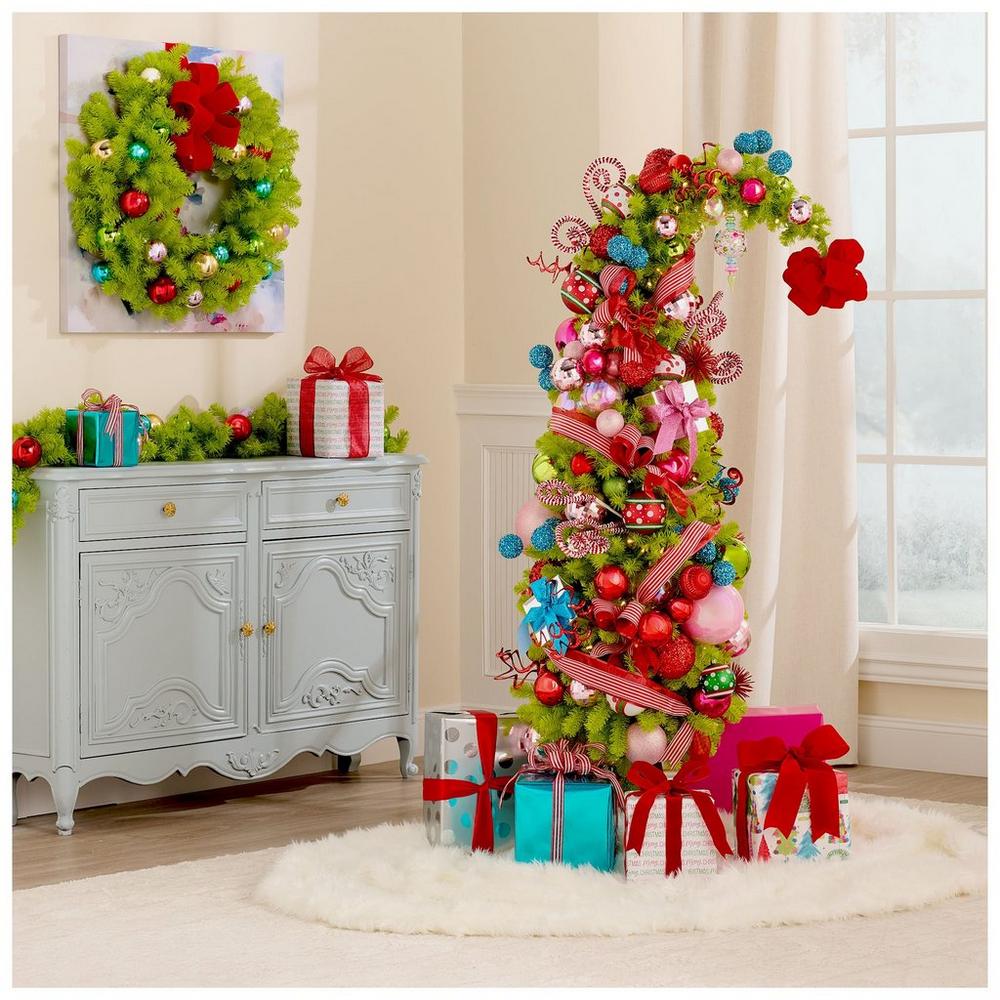 Whimsical Pre-Lit Christmas Tree - 5 ft