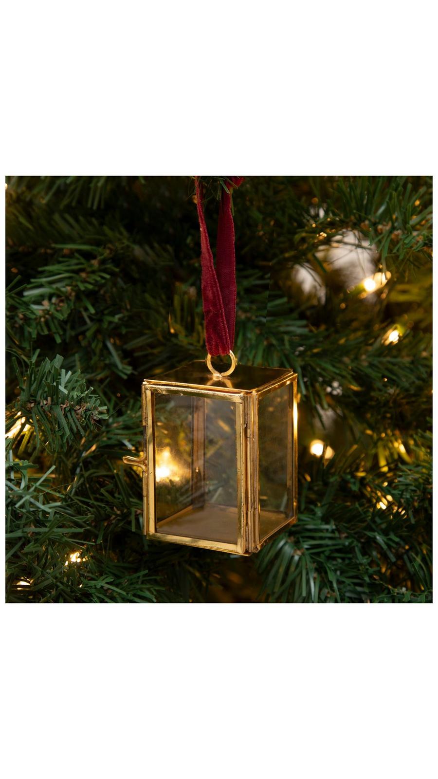 Gold Box Fillable Ornament | Hobby Lobby | 5962659