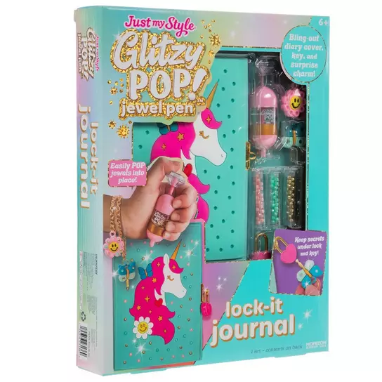 Glitzy Pop Lock It Journal Kit, Hobby Lobby