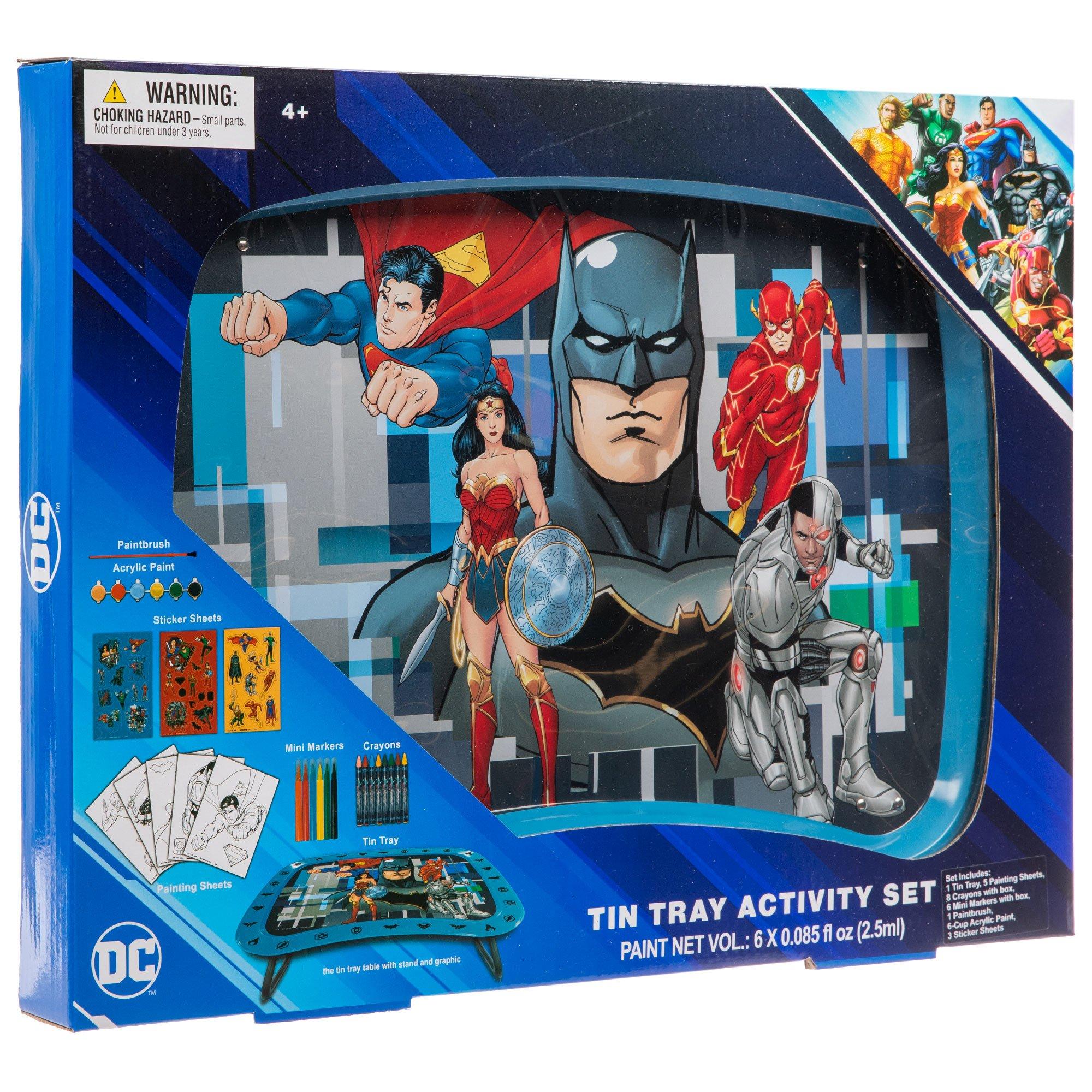 Justice League Tin Tray Activity Kit | Hobby Lobby | 5971684